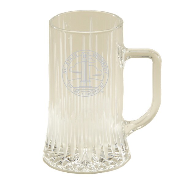 17.5 oz. Spear Cut Glass Tankard -